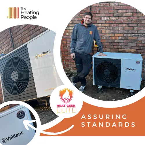 Assuring standards, Liam, heat pump, heat geek, our installations