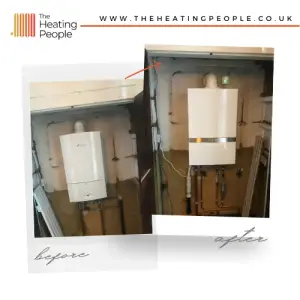 Boiler replacement by The Heating People.