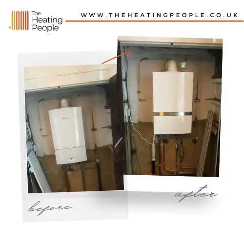 Boiler replacement by The Heating People.