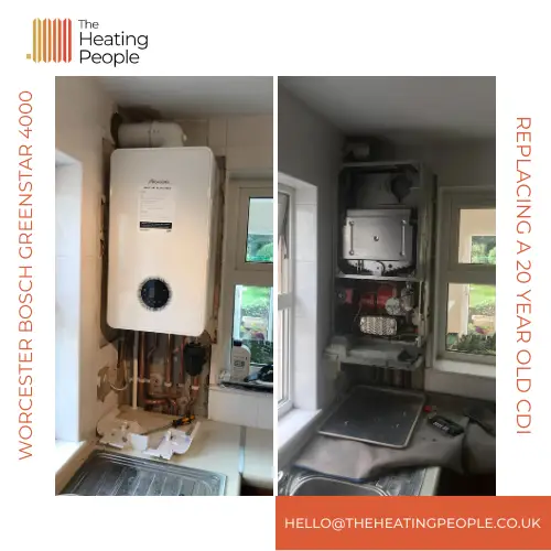 A boiler replacement by The Heating People.