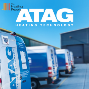 ATAG logo and vans.