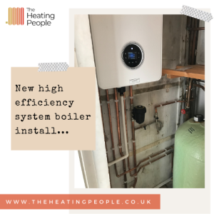A high efficiency installation by The Heating People.